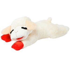 NWT Multipet Lamb Chop Squeaky Plush Dog Toy, Regular 10 inch